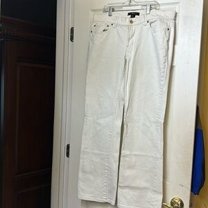 Noir by WHBM creamy white jeans